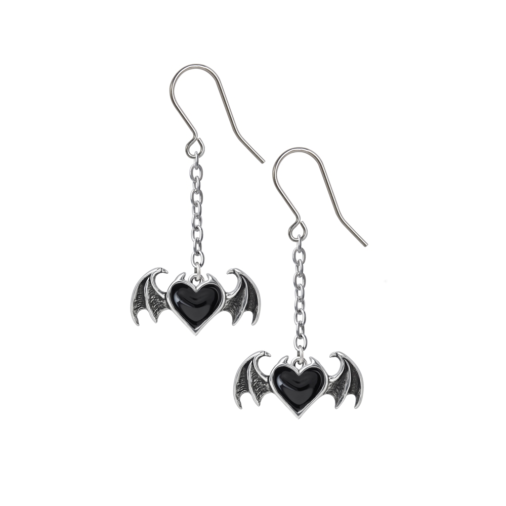 Alchemy - Blacksoul Earrings - Silver coloured